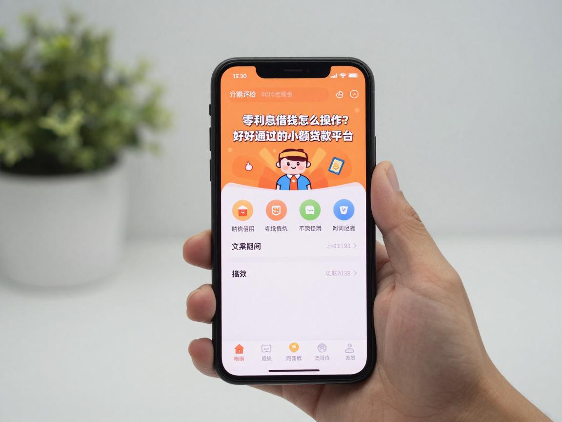 手机上零利息借钱怎么操作？2026终极指南精选好通过的小额贷款平台