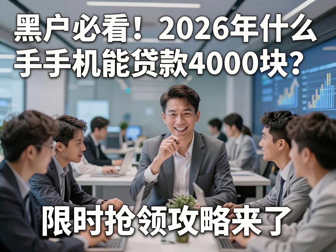 黑户必看！2026年什么手机能贷款4000块？限时抢领攻略来了！