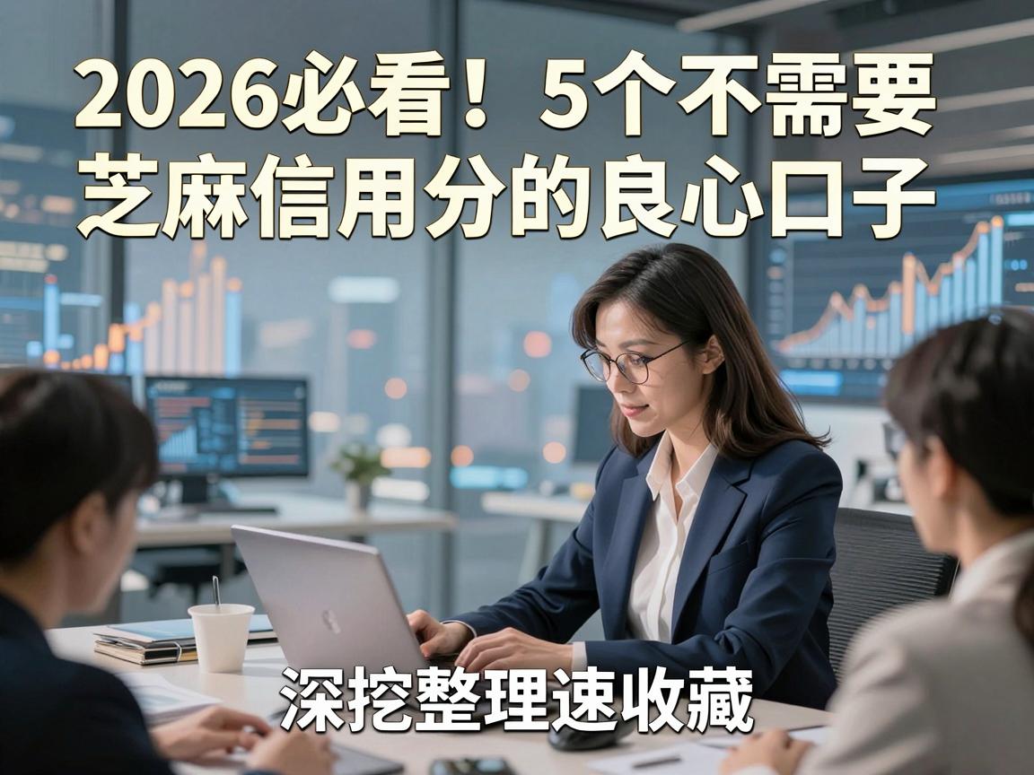 2026必看！5个不需要芝麻信用分的良心口子，深挖整理速收藏
