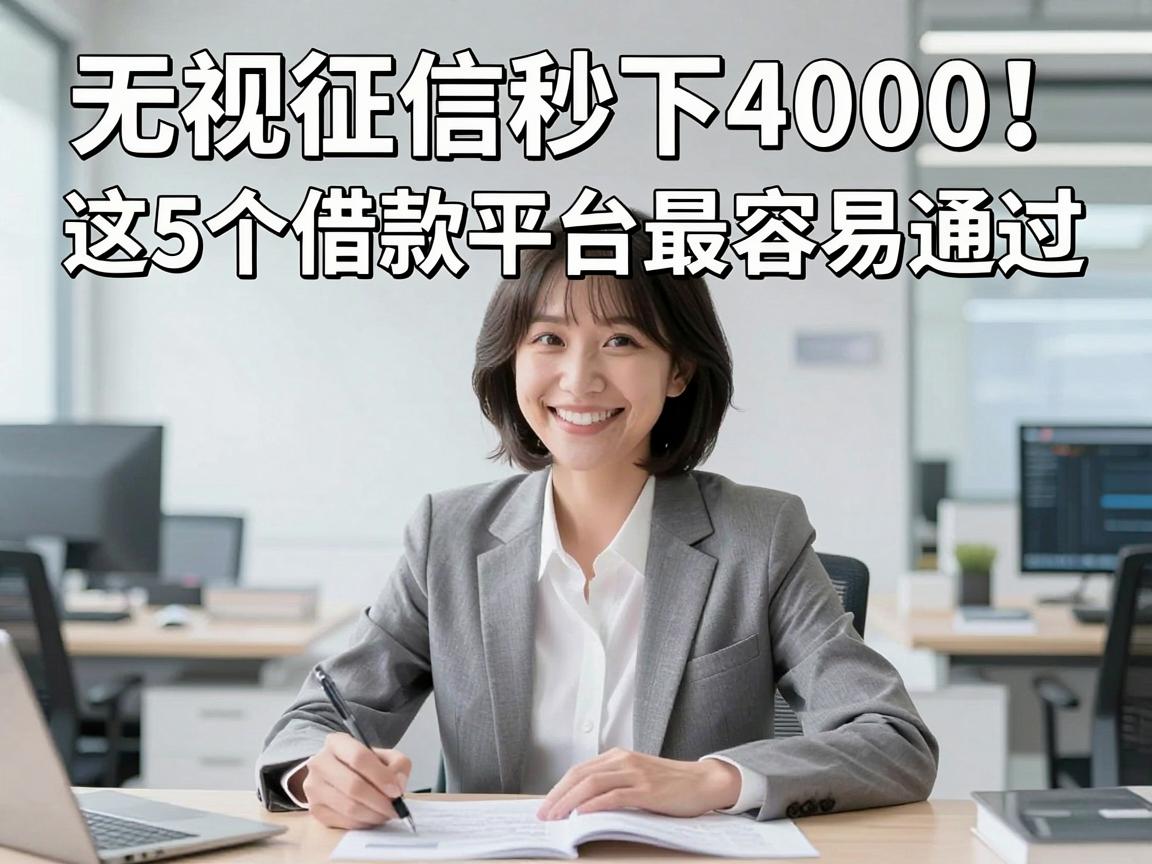 无视征信秒下4000！这5个借款平台最容易通过