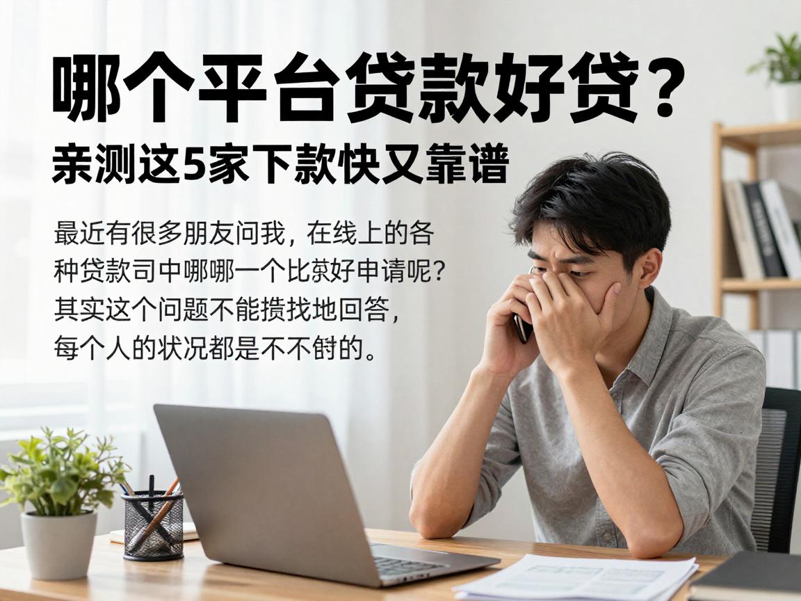 哪个平台贷款好贷？亲测这5家下款快又靠谱，千万别错过！