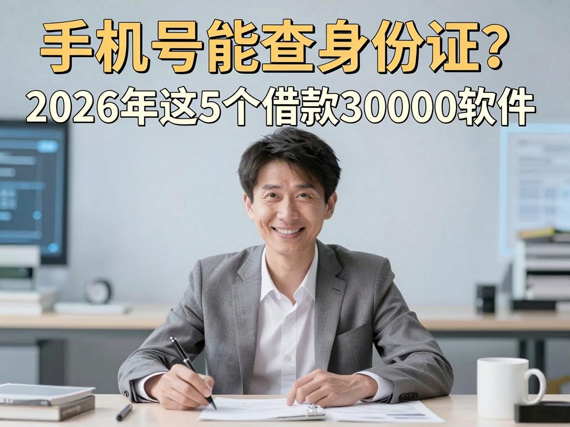 手机号能查身份证？2026年这5个借款30000软件对手机号码查身份证要求真不高