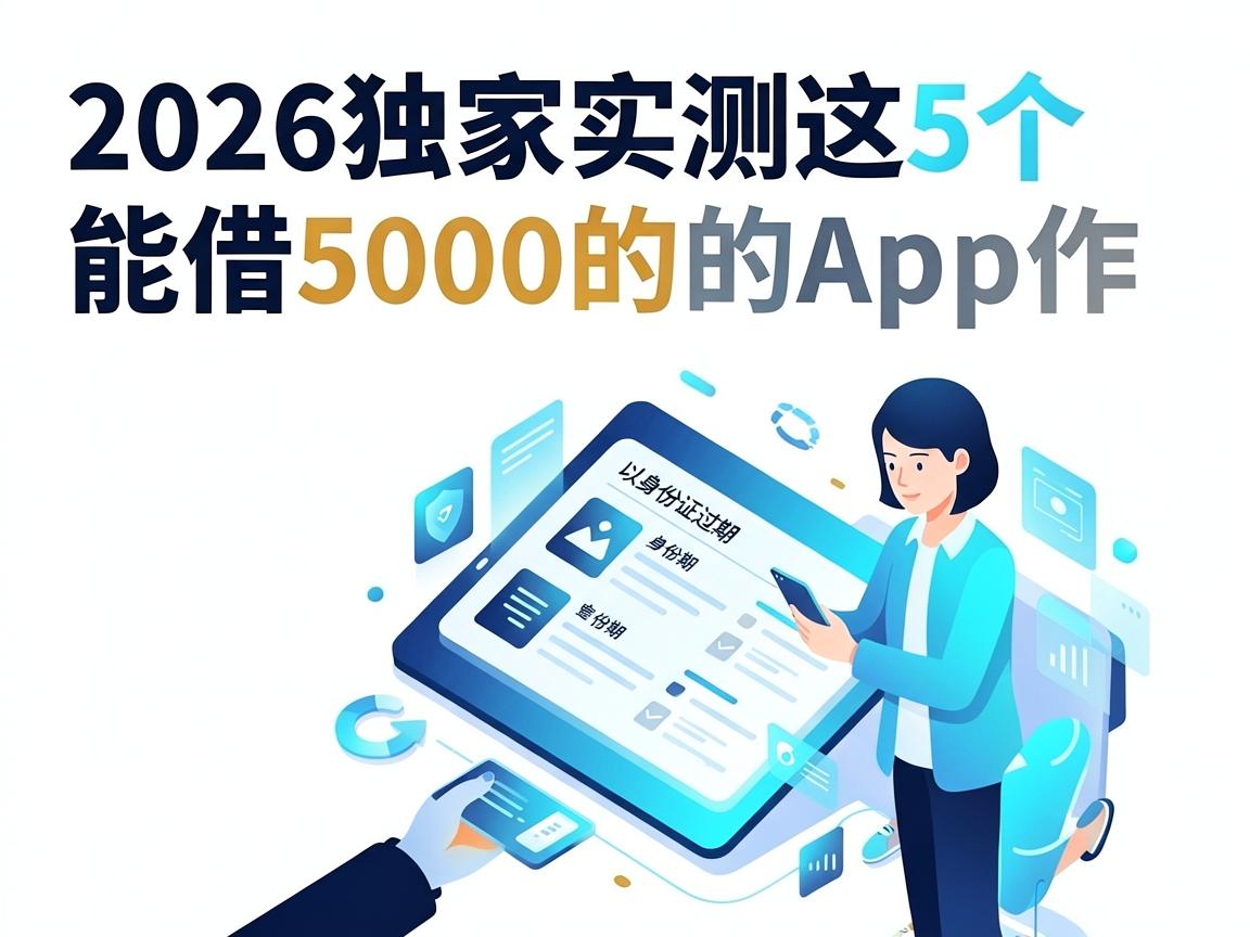 身份证过期急用钱？2026独家实测这5个能借5000的App