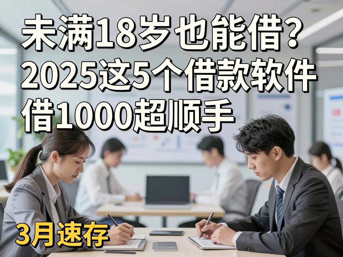 未满18岁也能借？2025这5个借款软件借1000超顺手，3月速存！