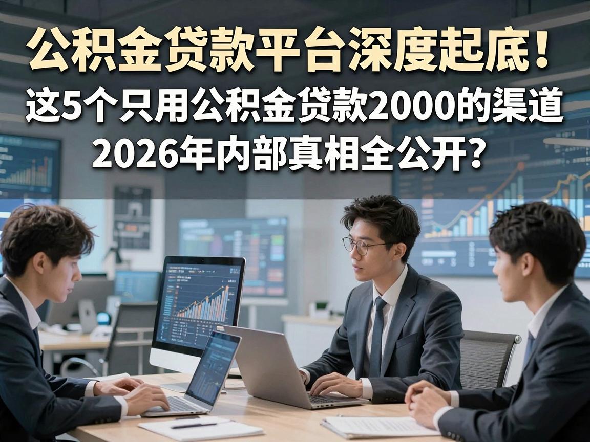 公积金贷款平台深度起底！这5个只用公积金贷款2000的渠道2026年内部真相全公开
