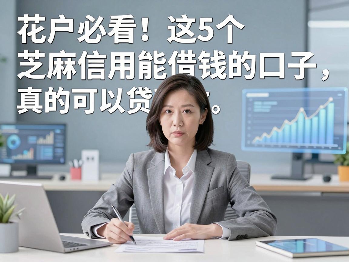 花户必看！这5个芝麻信用能借钱的口子，真的可以贷款
