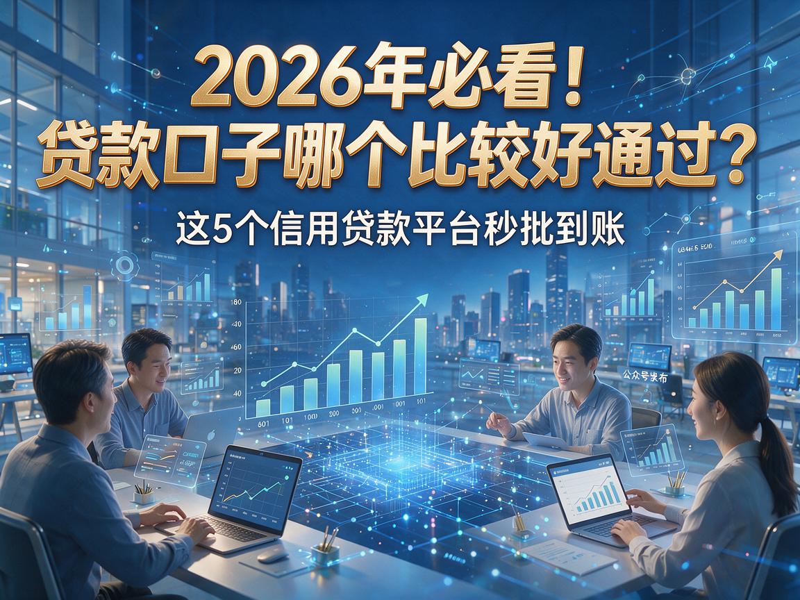 2026年必看！贷款口子哪个比较好通过？这5个信用贷款平台秒批到账