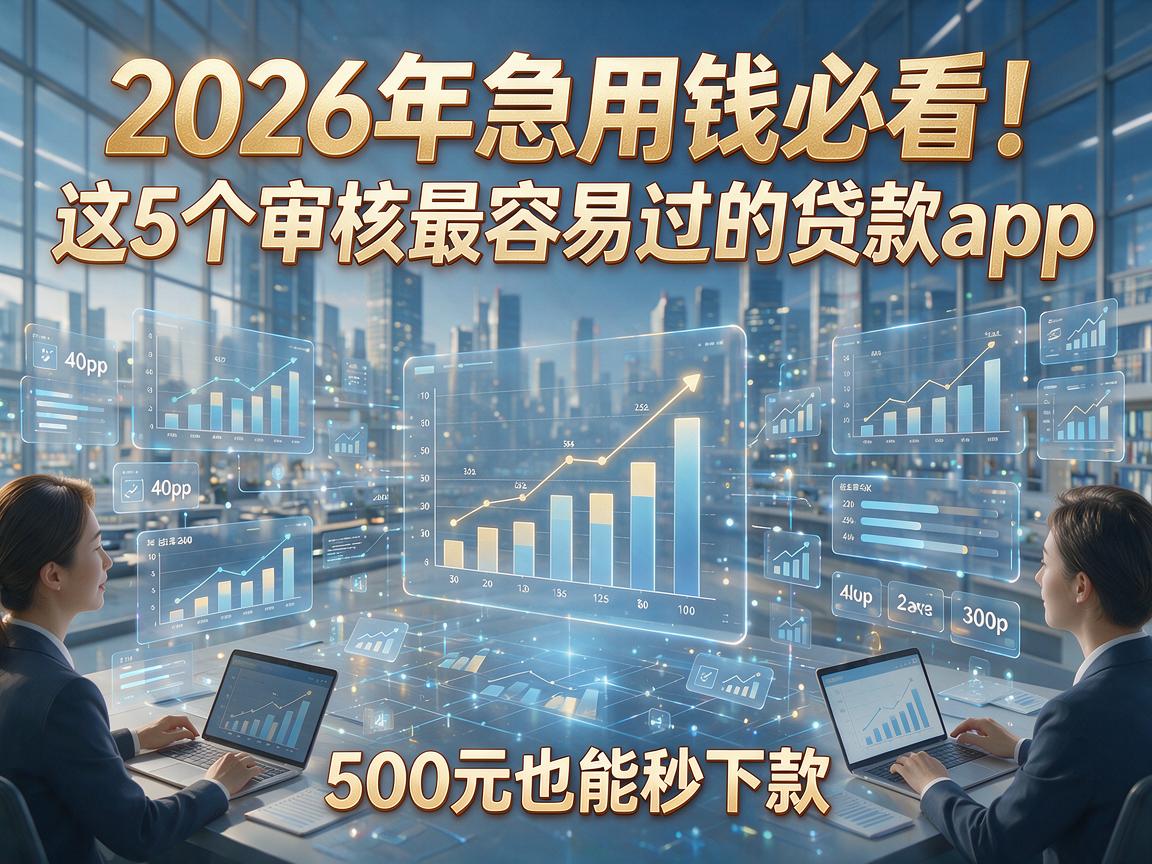 2026年急用钱必看！这5个审核最容易过的贷款app，500元也能秒下款