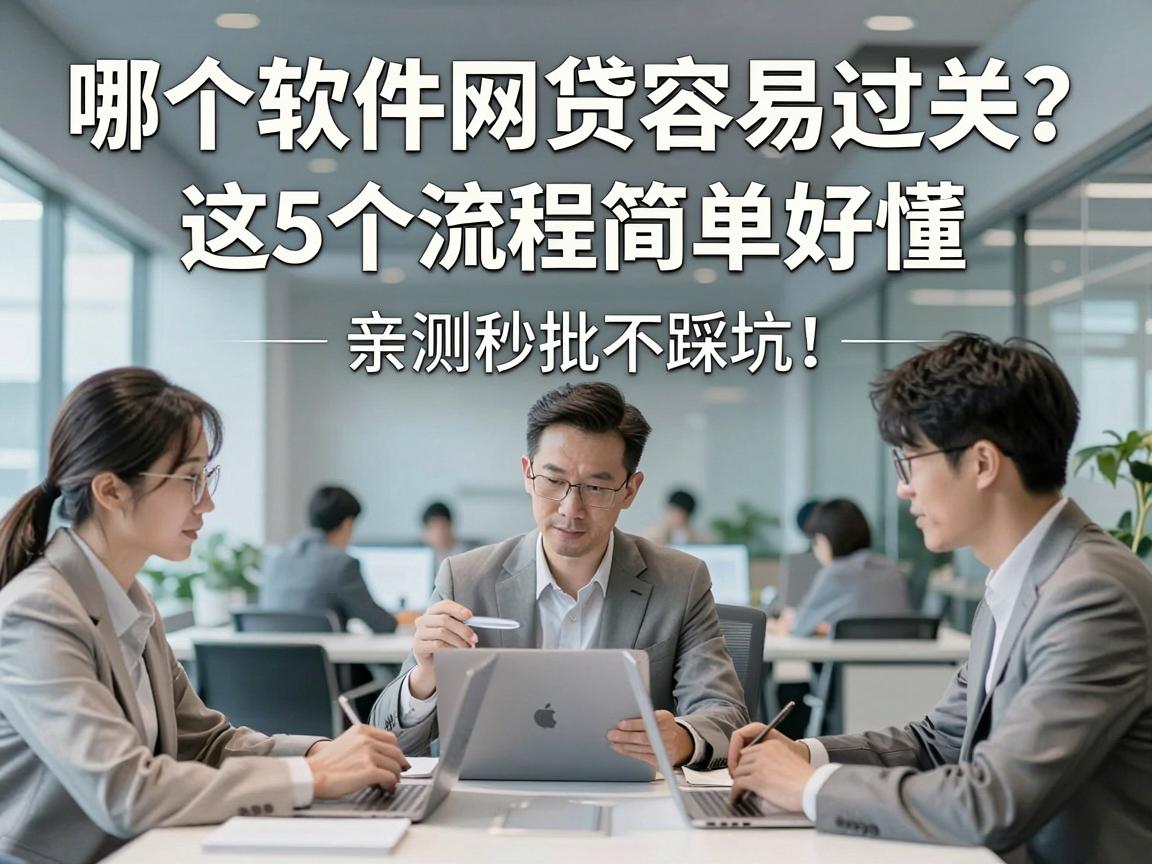 哪个软件网贷容易过关？这5个流程简单好懂，亲测秒批不踩坑！