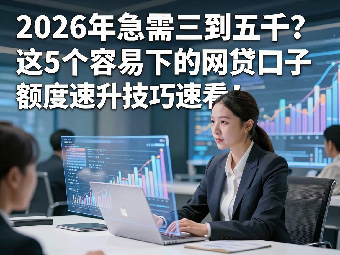 2026年急需三到五千？这5个容易下的网贷口子额度速升技巧速看！