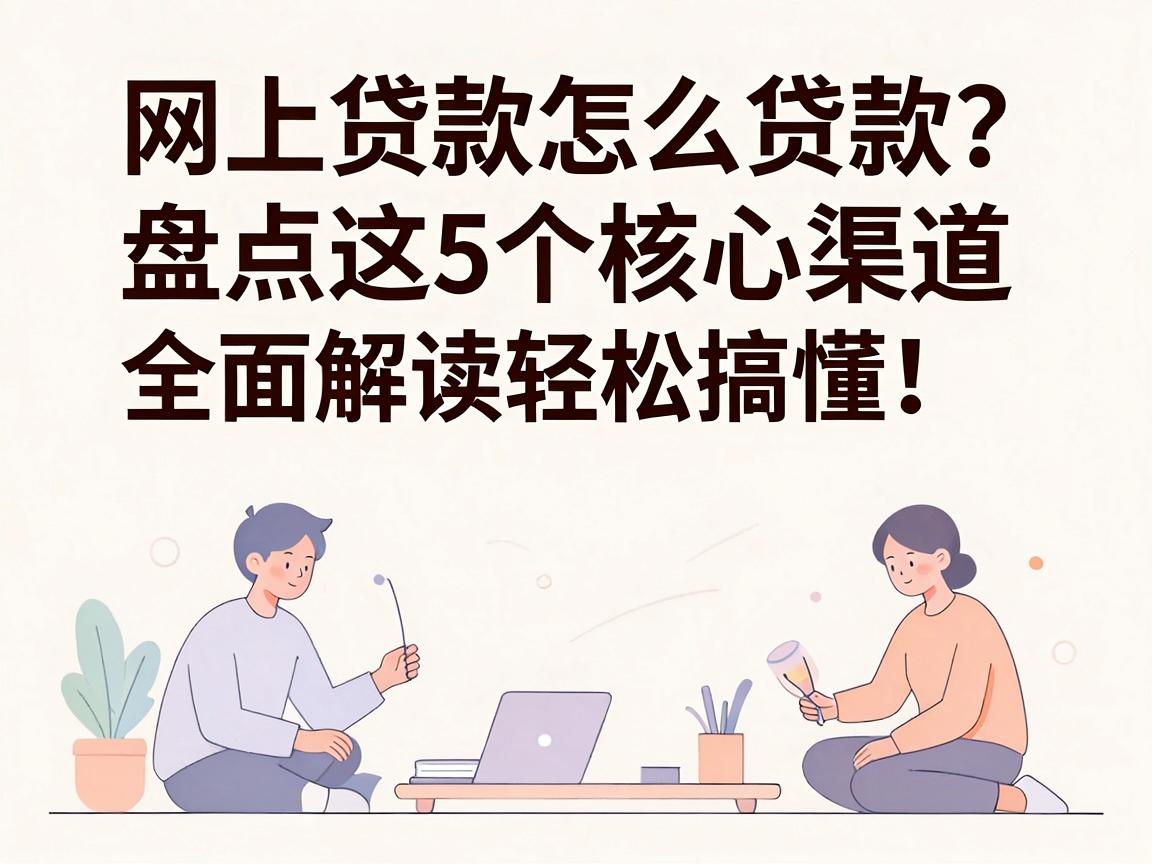 网上贷款怎么贷款？盘点这5个核心渠道，全面解读轻松搞懂！