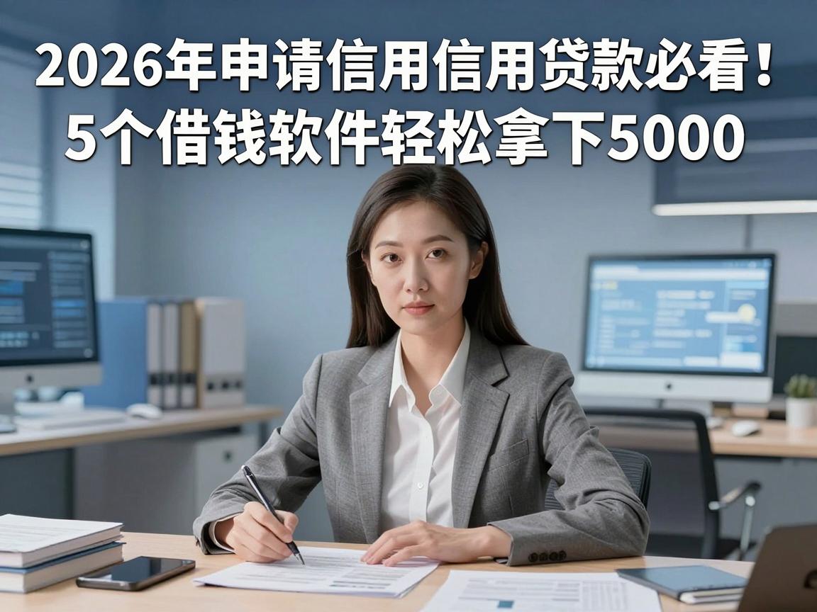 2026年申请信用信用贷款必看！5个借钱软件轻松拿下5000