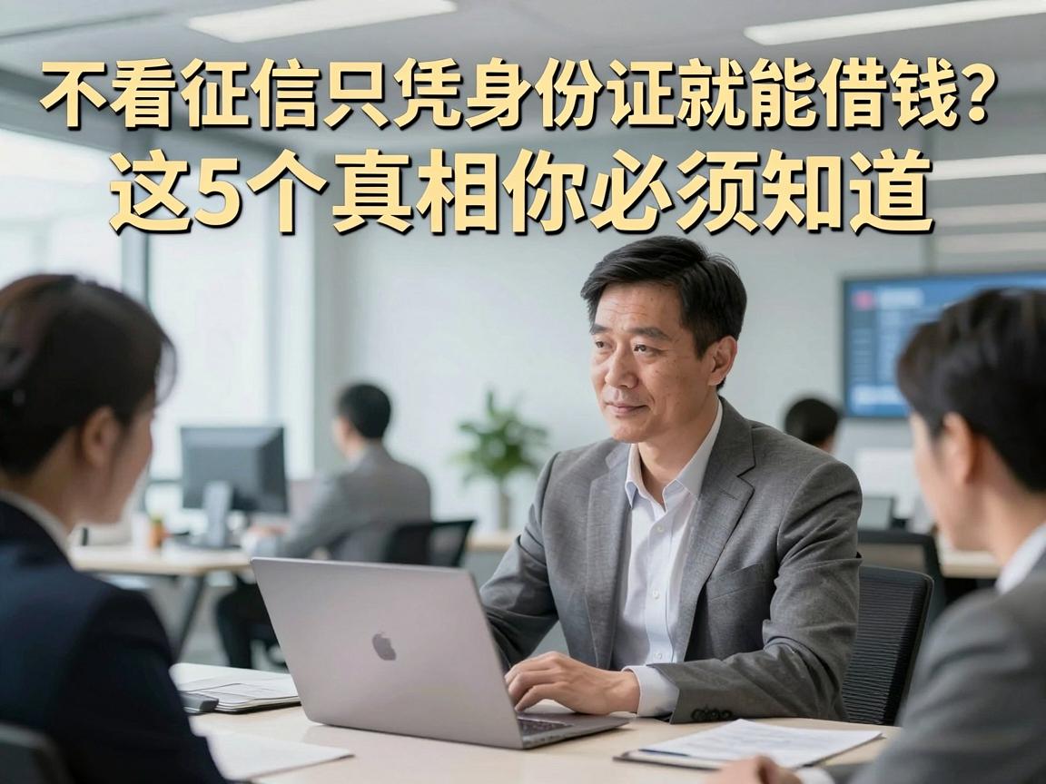 不看征信只凭身份证就能借钱？这5个真相你必须知道！