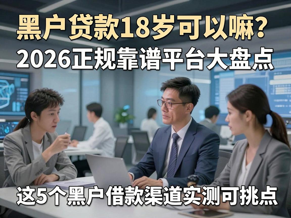 黑户贷款18岁可以嘛？2026正规靠谱平台大盘点，这5个黑户借款渠道实测可挑！