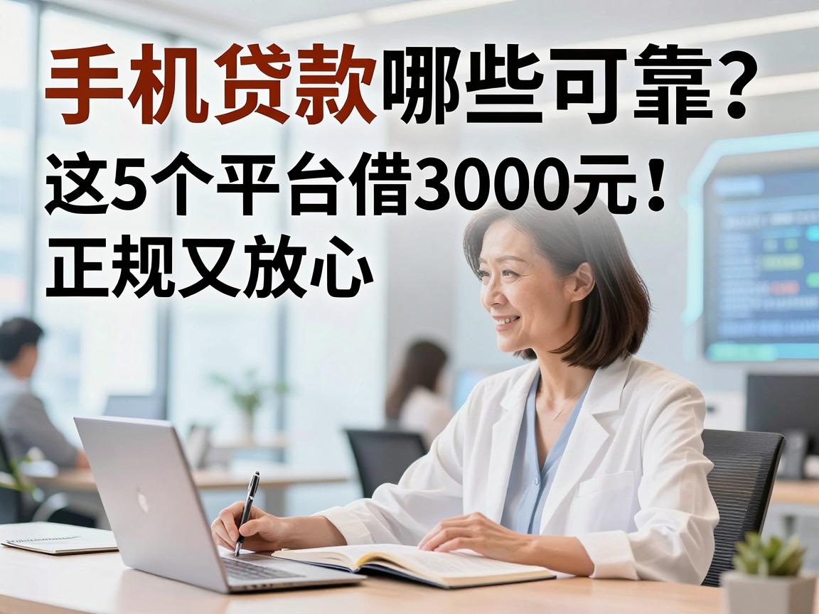 手机贷款哪些可靠?这5个平台借3000元正规又放心