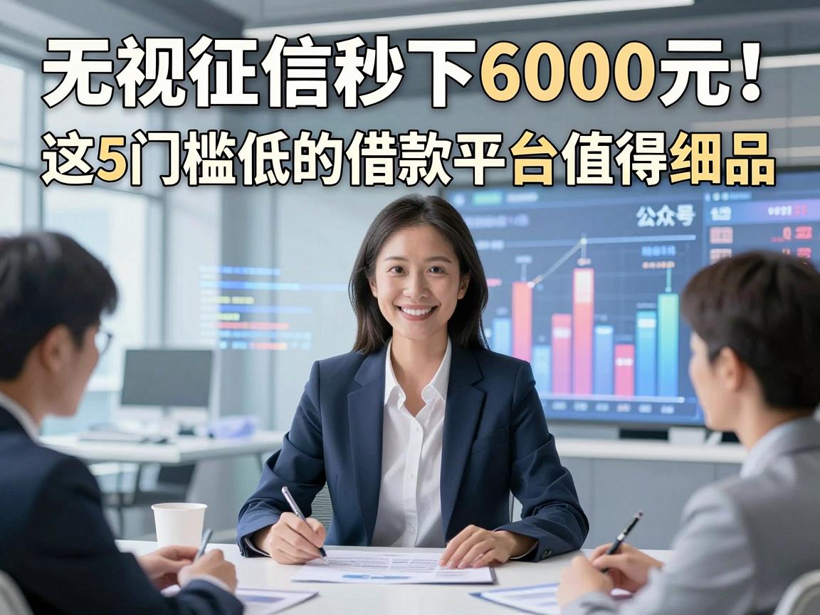 无视征信秒下6000元！这5门槛低的借款平台值得细品