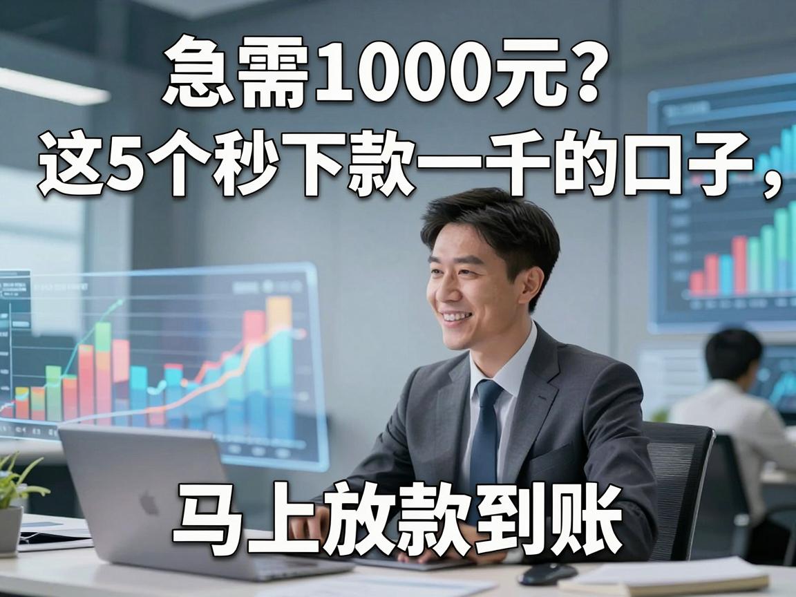 急需1000元？这5个秒下款一千的口子，马上放款到账！