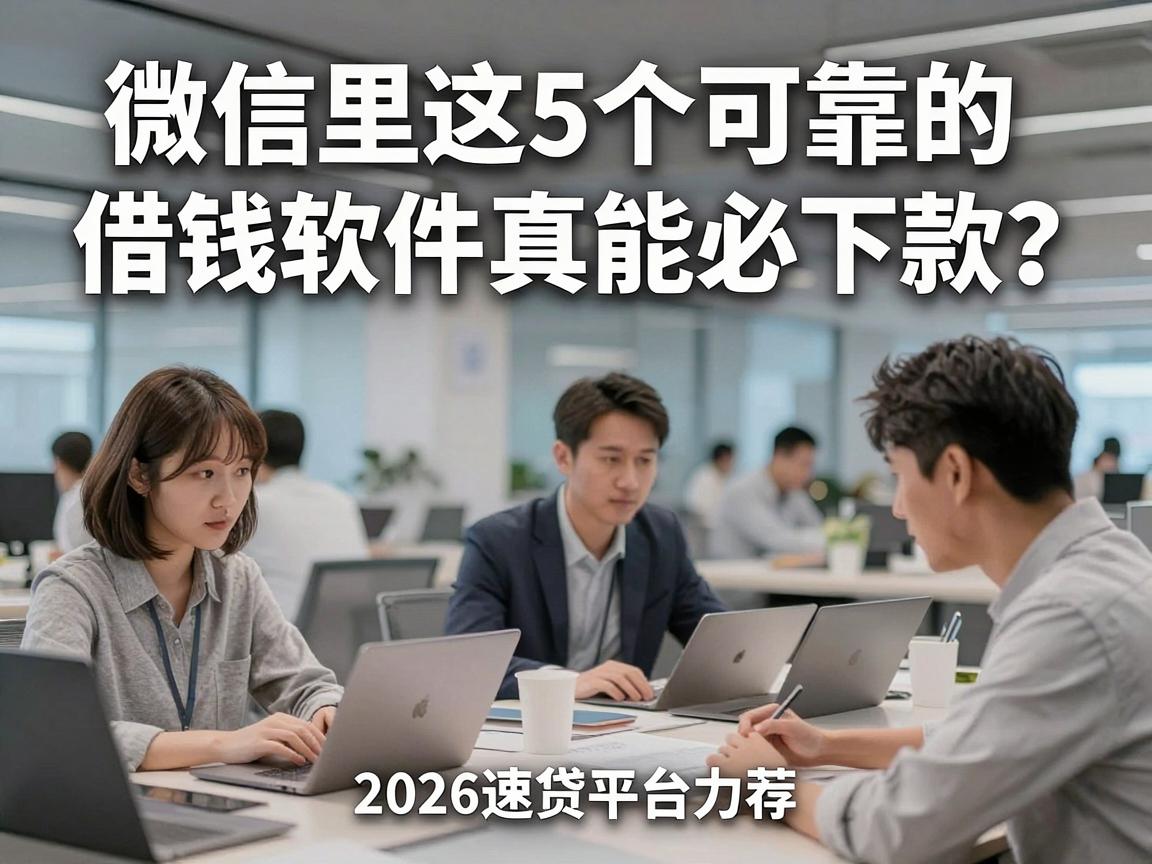 微信里这5个可靠的借钱软件真能必下款？2026速贷平台力荐