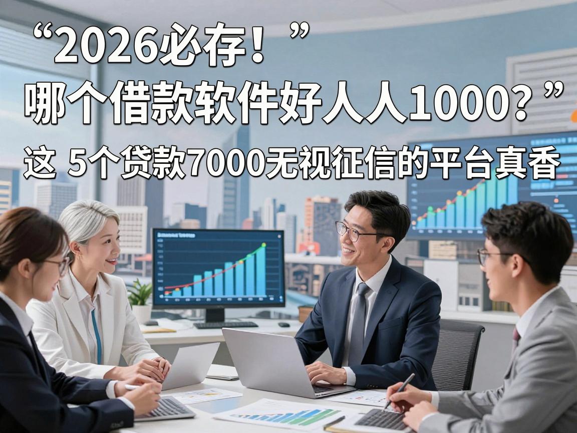 2026必存！哪个借款软件好人人1000？这5个贷款7000无视征信的平台真香
