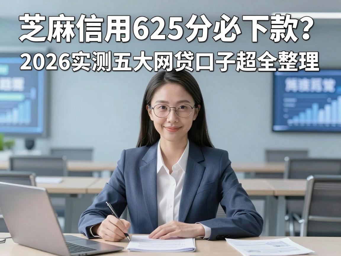 芝麻信用625分必下款？2026实测五大网贷口子超全整理！