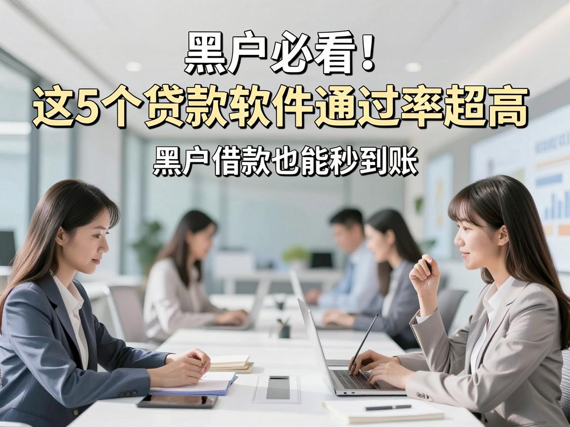 黑户必看！这5个贷款软件通过率超高，黑户借款也能秒到账