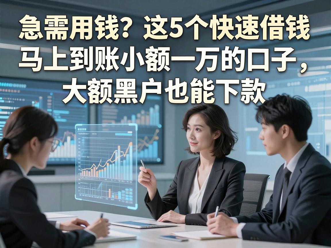 急需用钱？这5个快速借钱马上到账小额一万的口子，大额黑户也能下款！
