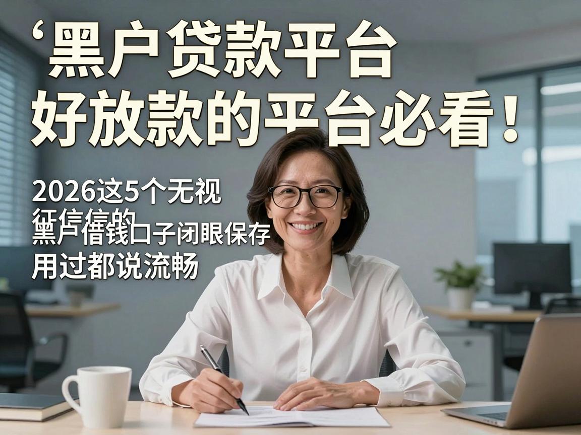 黑户贷款平台好放款的平台必看！2026这5个无视征信的黑户借钱口子闭眼保存，用过都说流畅