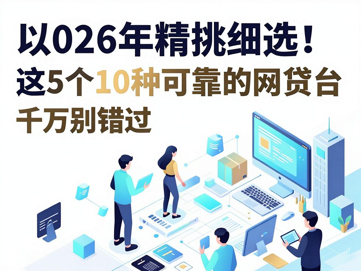 2026年精挑细选！这5个10种可靠的网贷平台千万别错过