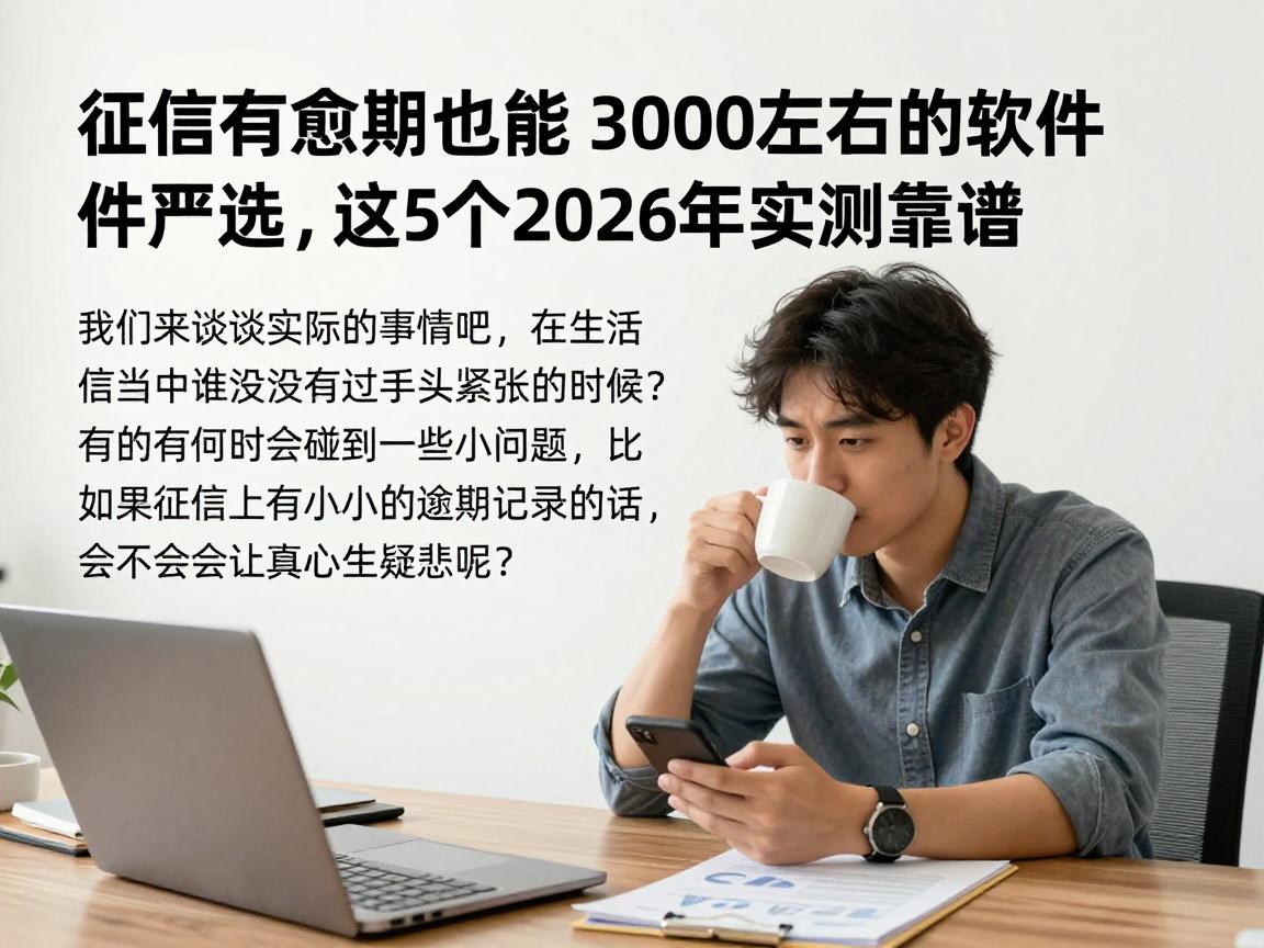征信有逾期也能借3000左右的软件严选，这5个2026年实测靠谱