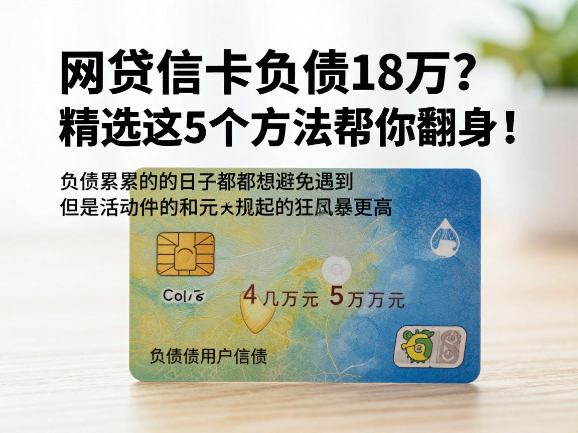 网贷信用卡负债18万？精选这5个方法帮你翻身！