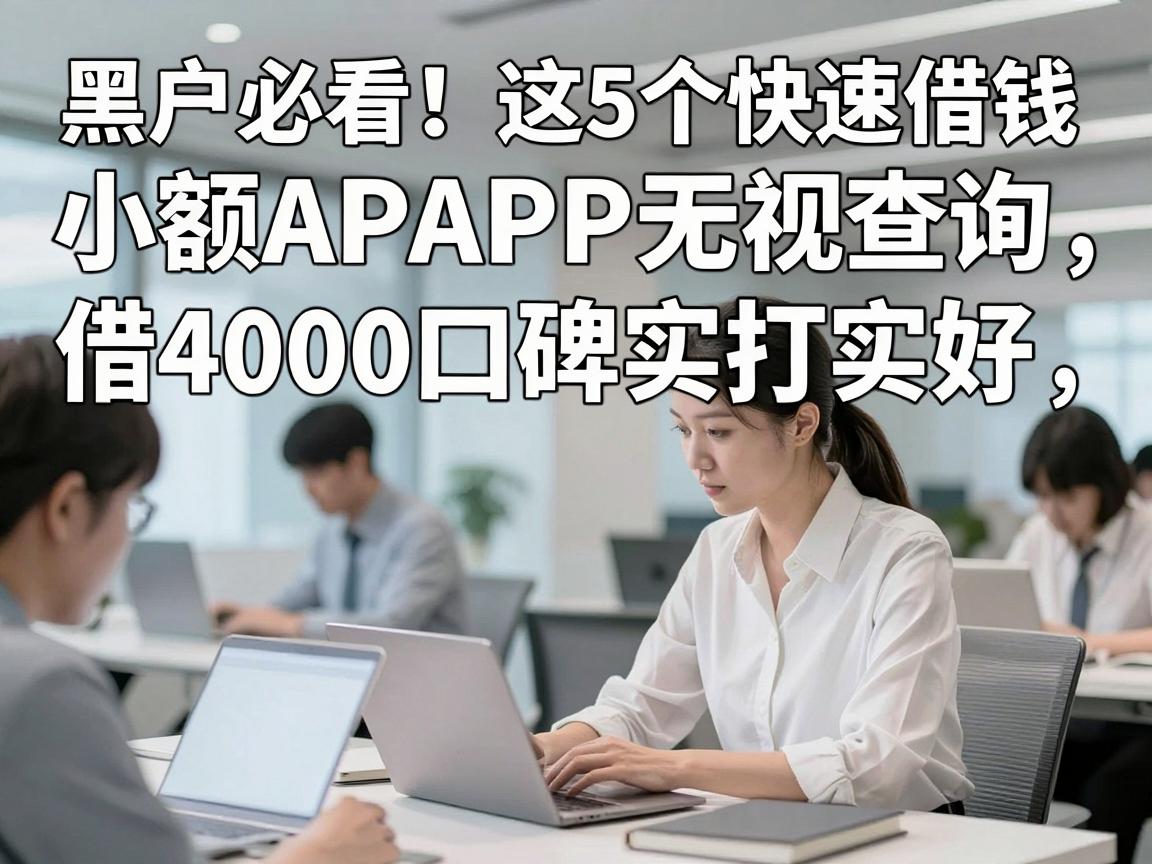 黑户必看！这5个快速借钱小额APP无视查询，借4000口碑实打实好