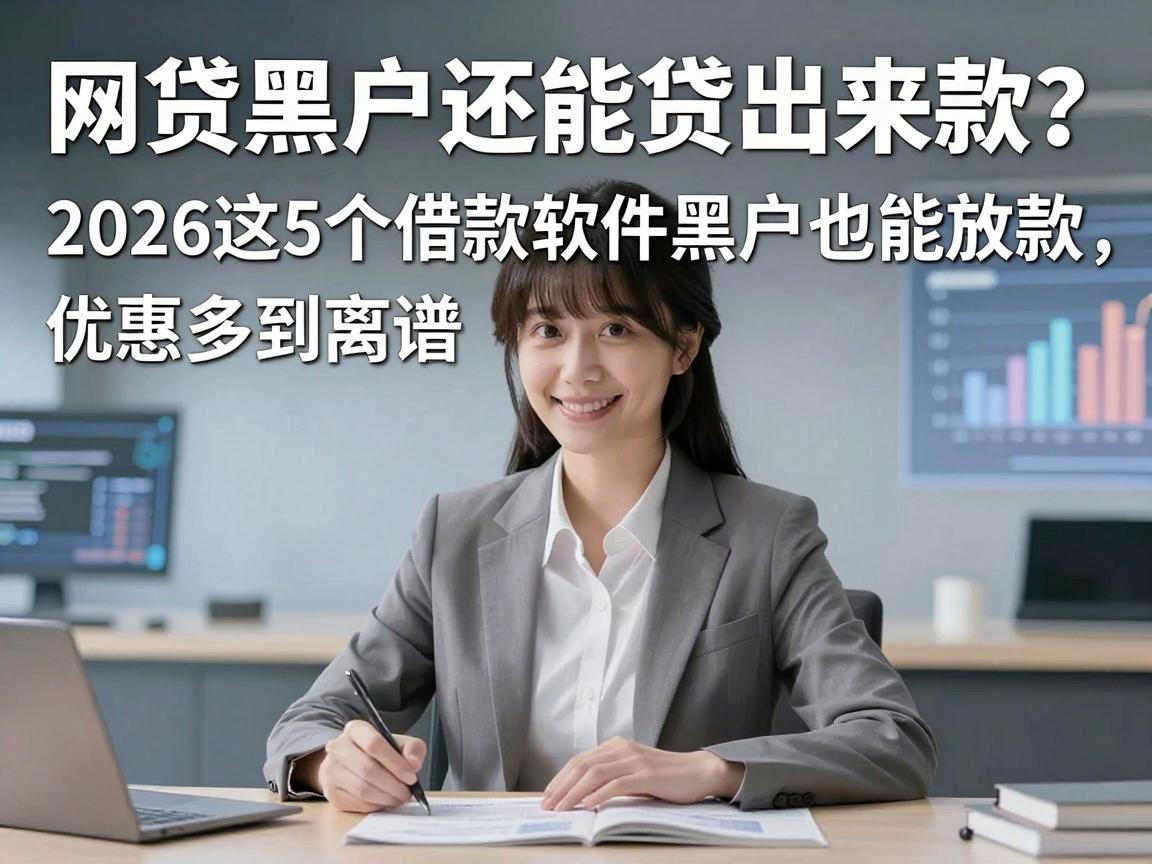 网贷黑户还能贷出来款？2026这5个借款软件黑户也能放款，优惠多到离谱！