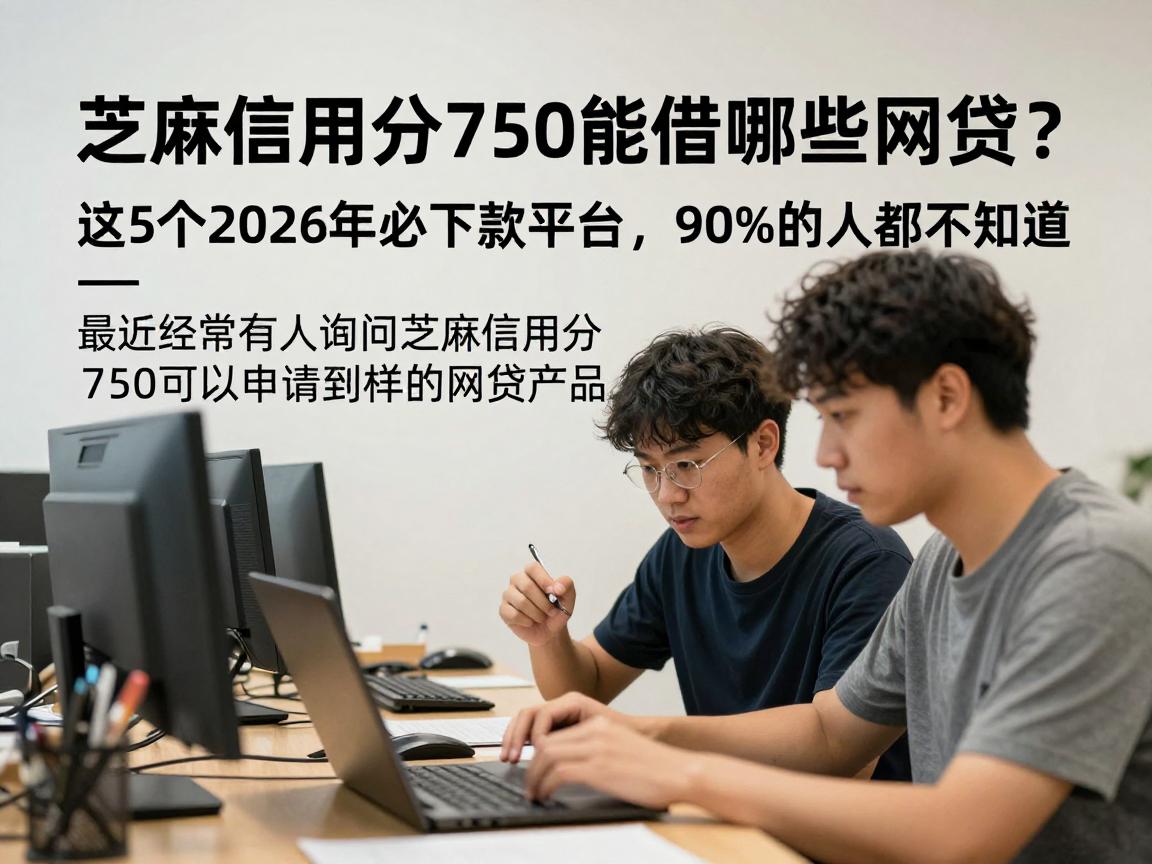 芝麻信用分750能借哪些网贷？这5个2026年必下款平台，90%的人都不知道