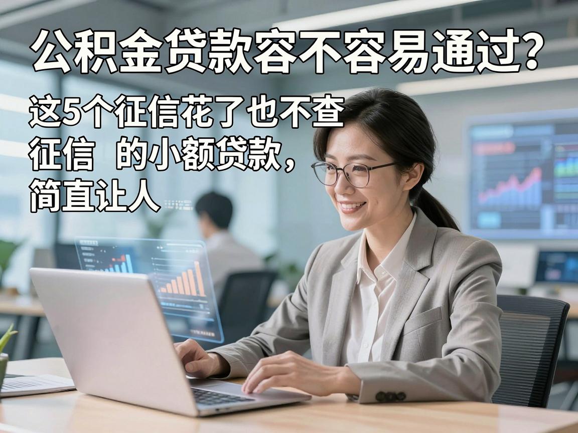 公积金贷款容不容易通过？这5个征信花了也不查征信的小额贷款，简直让人意想不到！