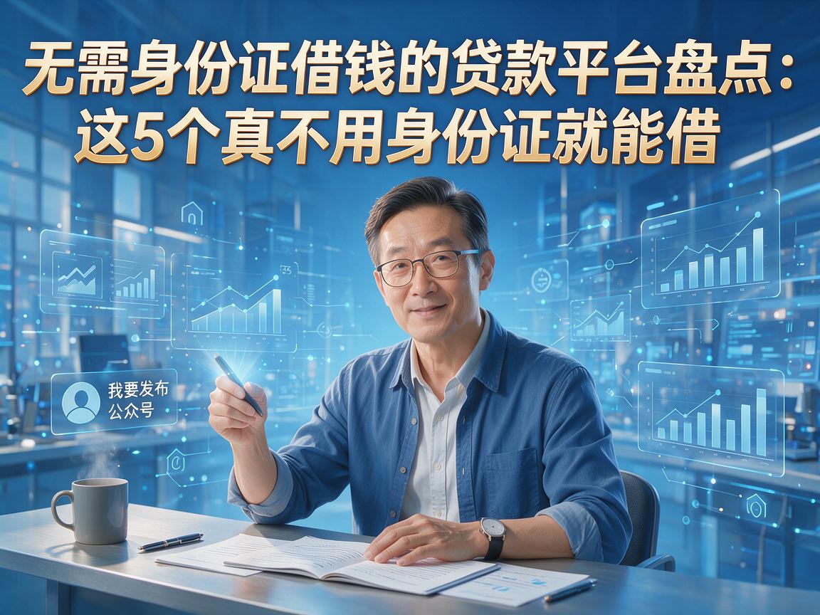 无需身份证借钱的贷款平台盘点：这5个真不用身份证就能借！