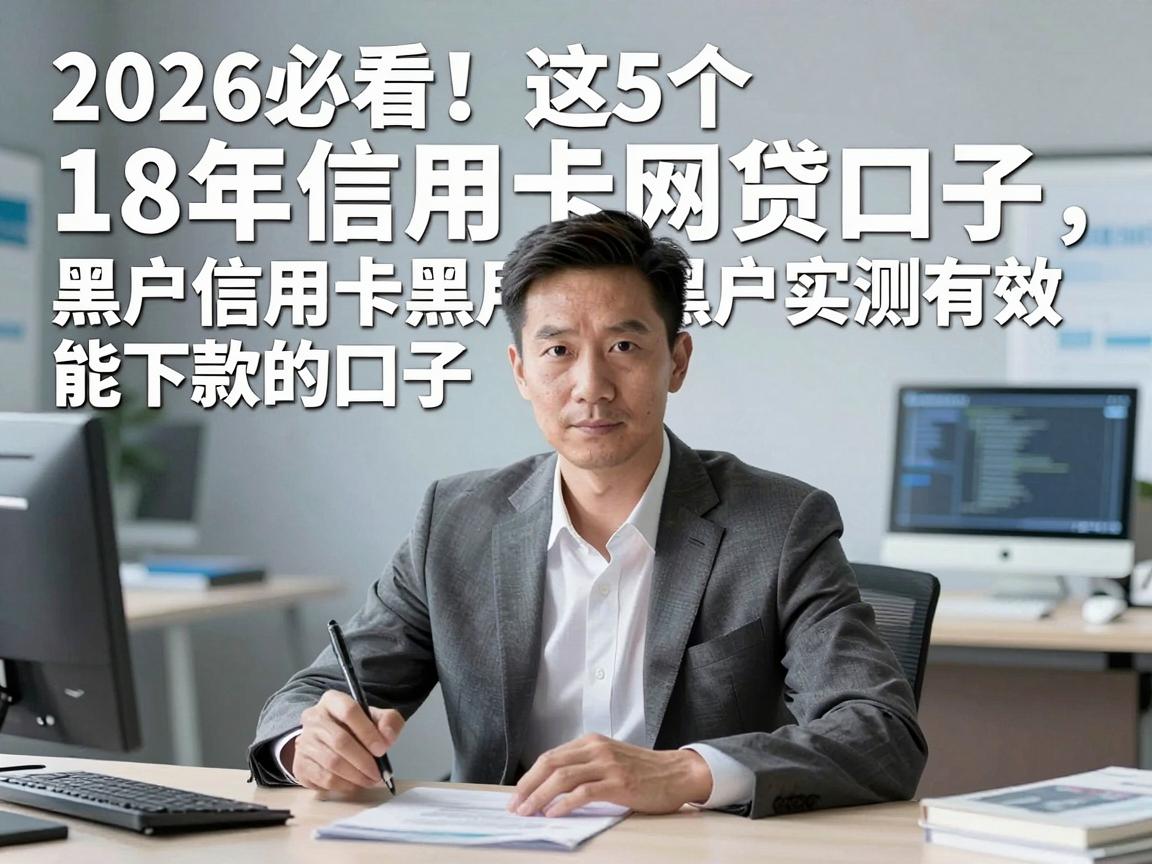 2026必看！这5个18年信用卡网贷口子，黑户信用卡黑户能下款的口子实测有效