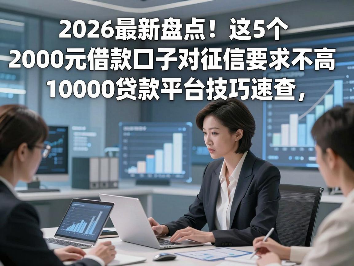 2026最新盘点！这5个2000元借款口子对征信要求不高，10000贷款平台技巧速查！