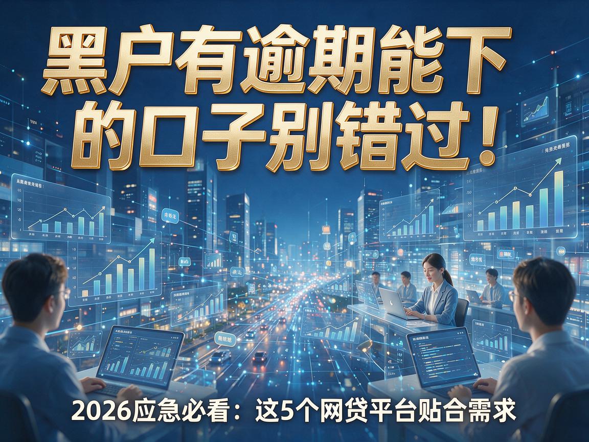 黑户有逾期能下的口子别错过！2026应急必看：这5个网贷平台贴合需求