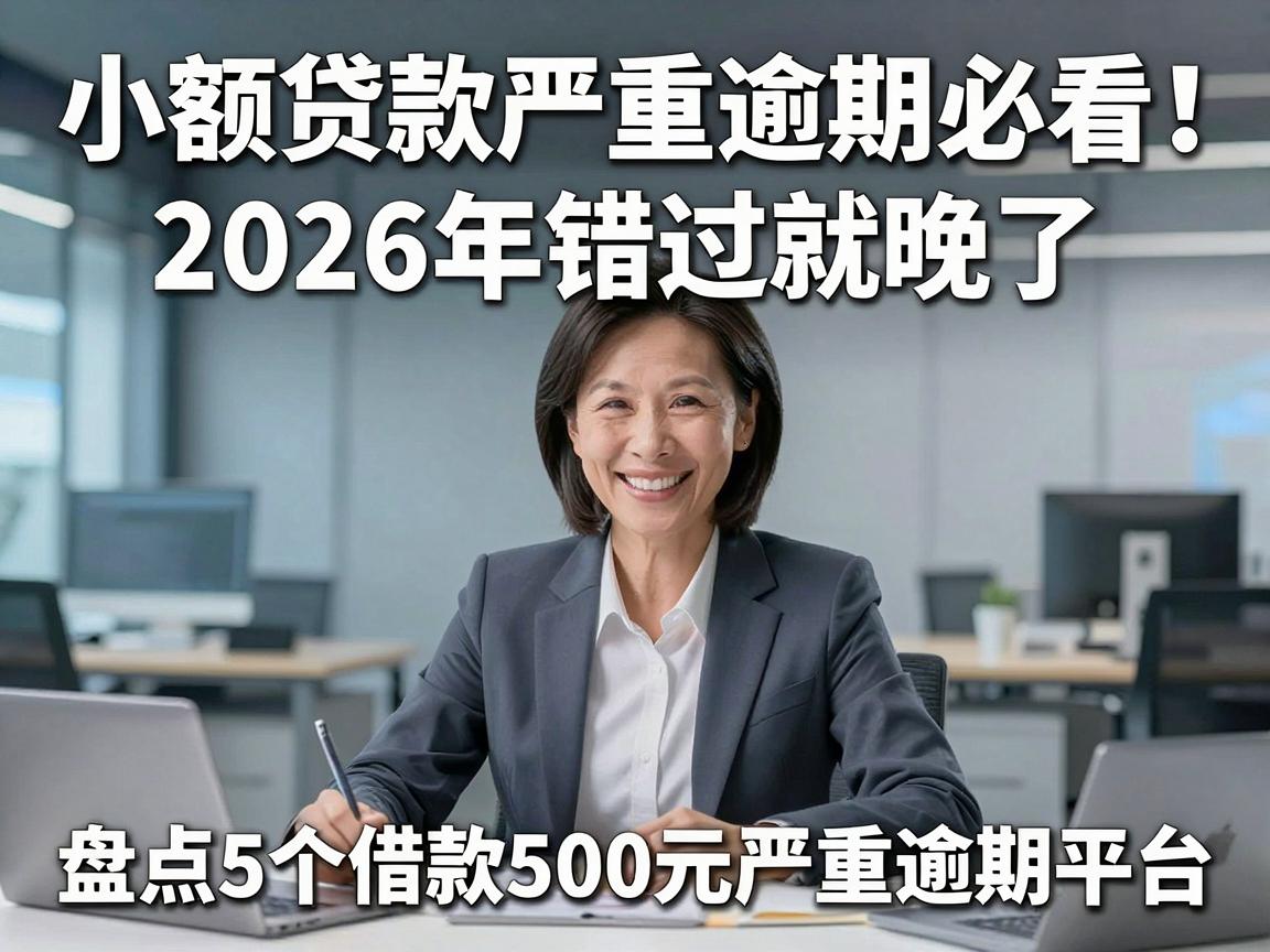 小额贷款严重逾期必看！2026年错过就晚了，盘点5个借款500元严重逾期平台