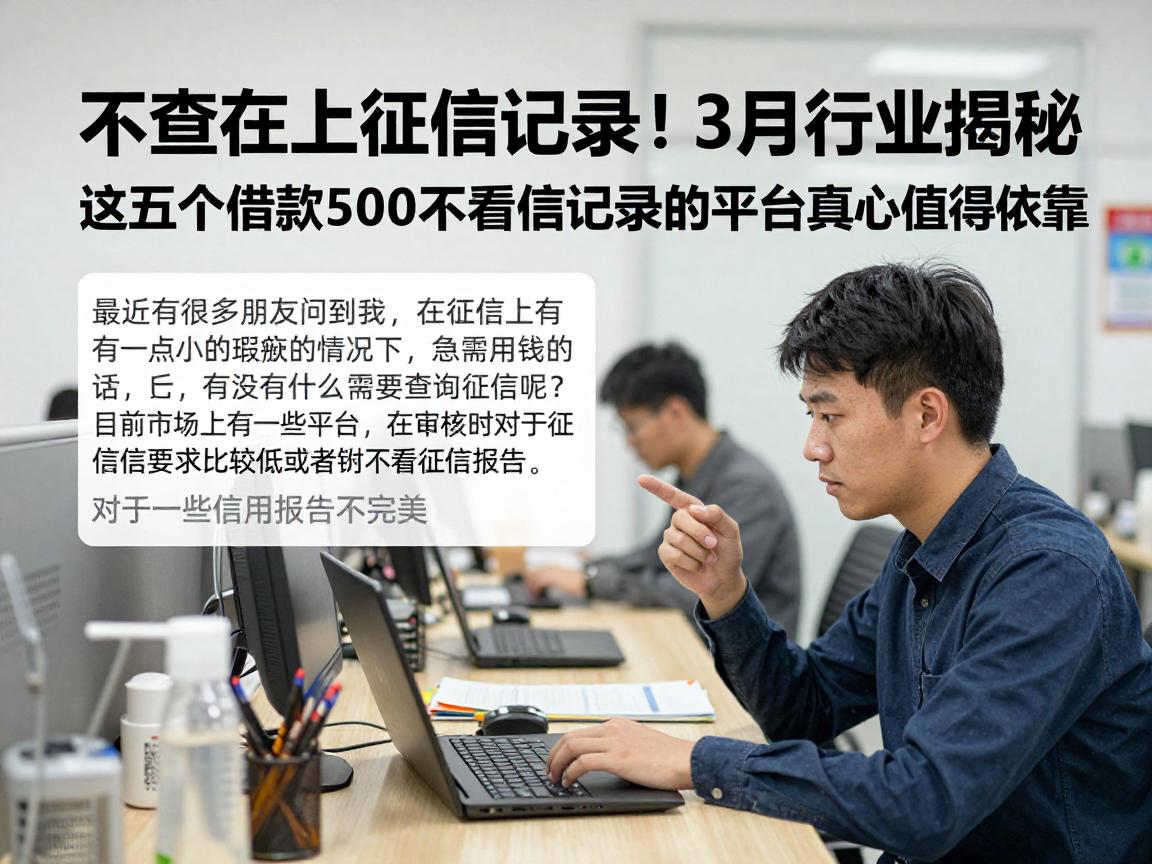 不查不上征信记录！3月行业揭秘：这五个借款500不看征信记录的平台真心值得依靠