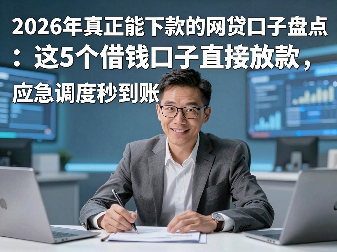 2026年真正能下款的网贷口子盘点：这5个借钱口子直接放款，应急调度秒到账