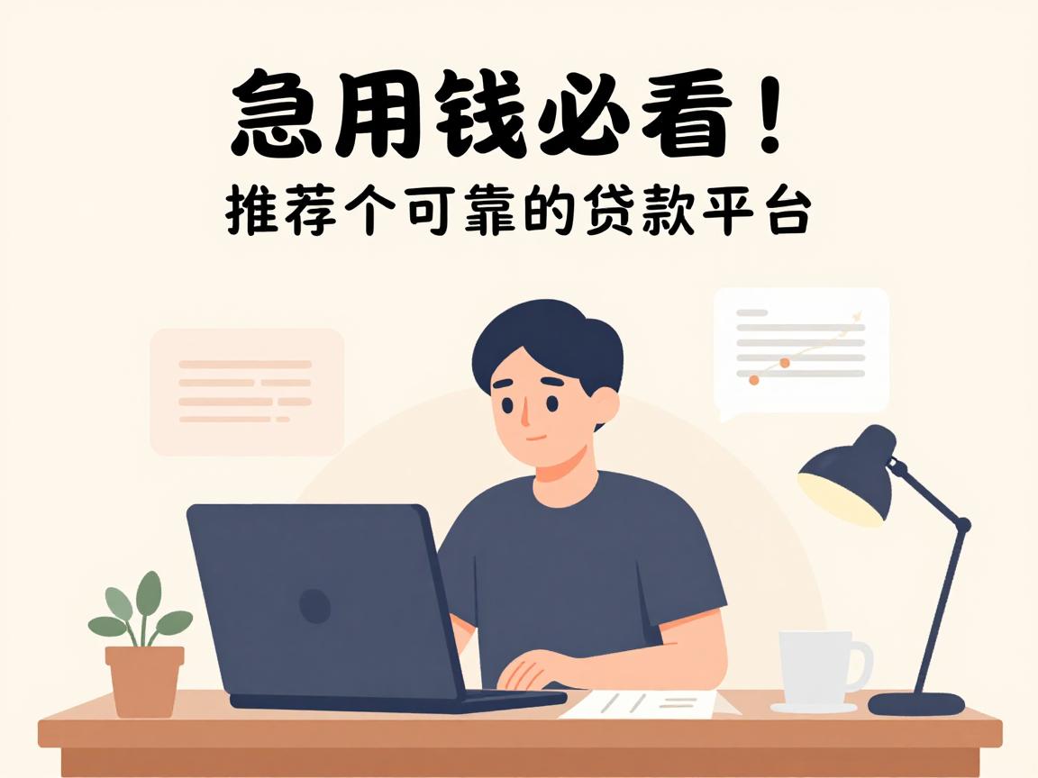 急用钱必看！推荐个可靠的贷款平台，这5个借款秒下款的口子速速收藏