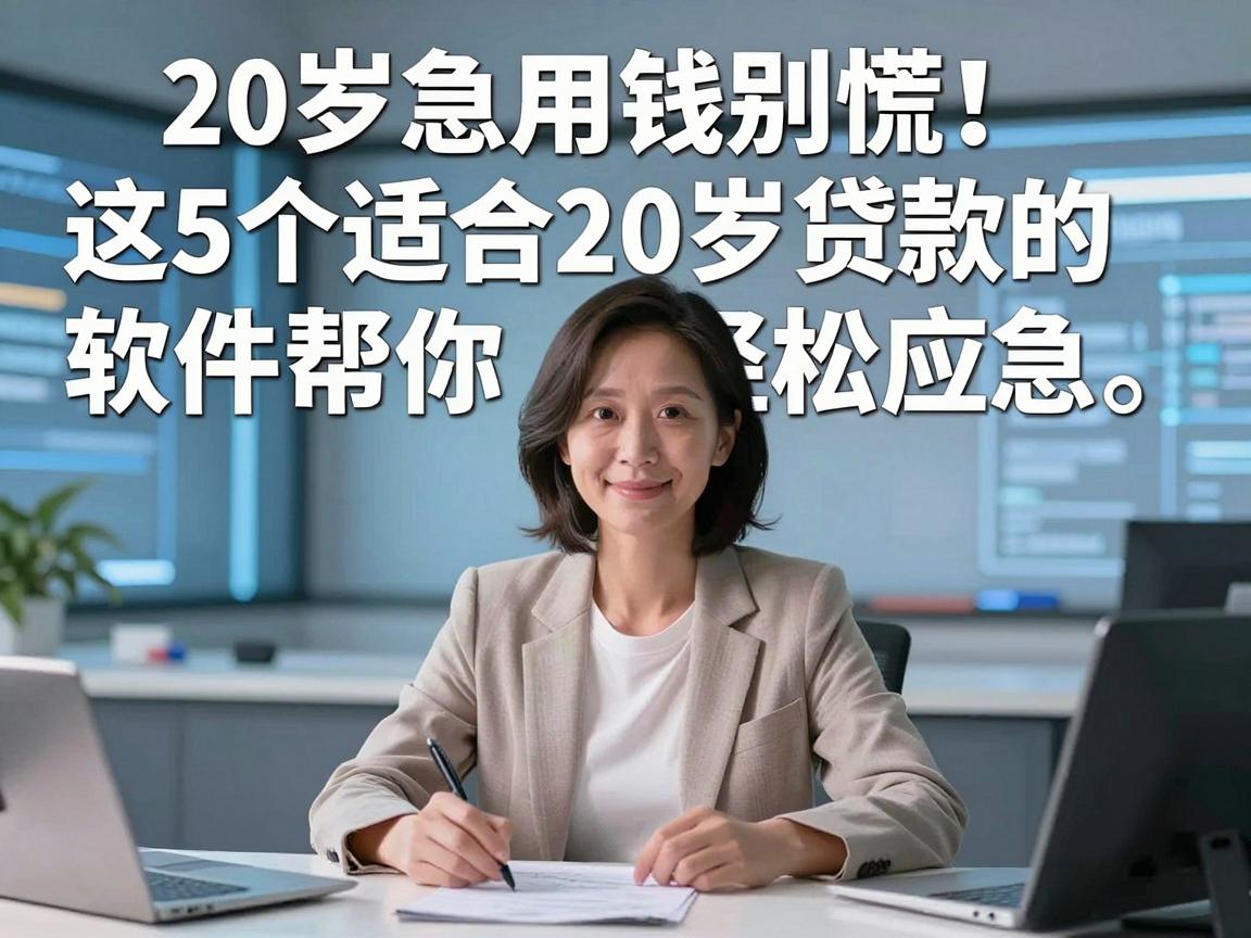 20岁急用钱别慌！这5个适合20岁贷款的软件帮你轻松应急