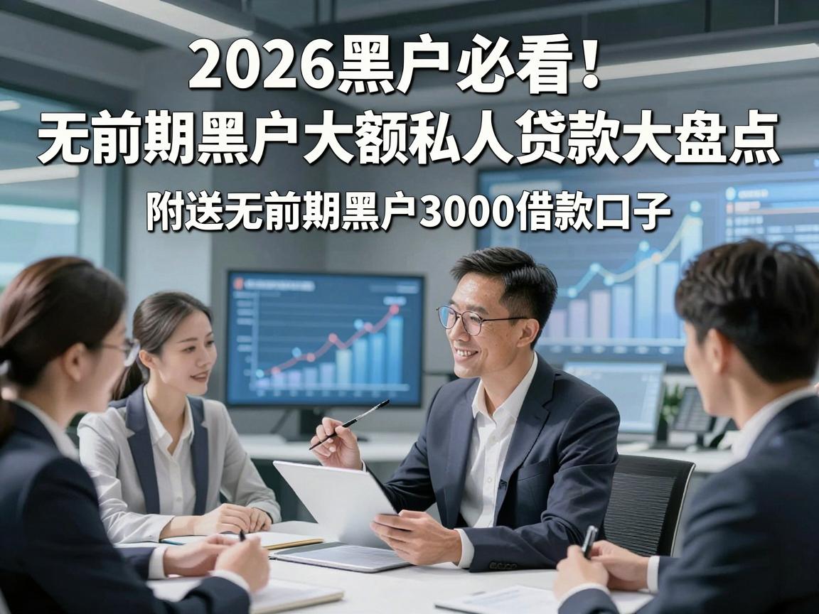 2026黑户必看！无前期黑户大额私人贷款大盘点，附送无前期黑户3000借款口子