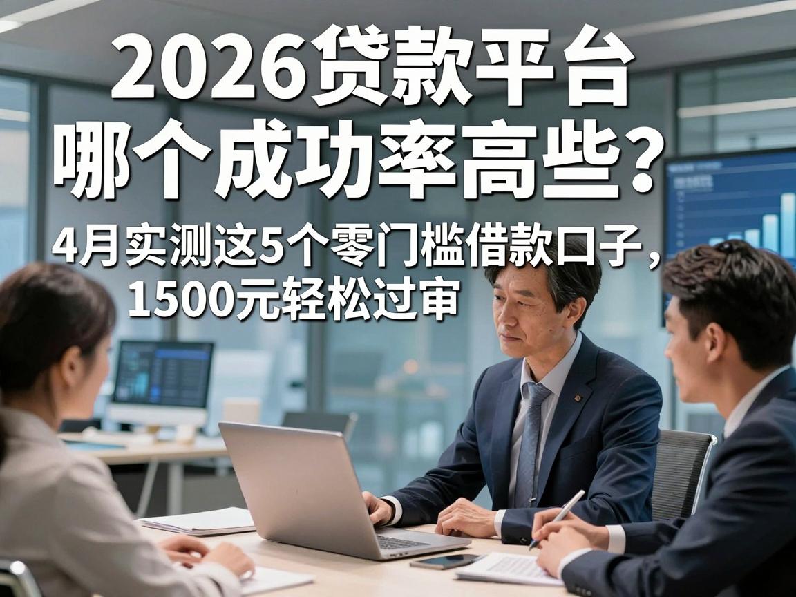 2026贷款平台哪个成功率高些？4月实测这5个零门槛借款口子，1500元轻松过审！
