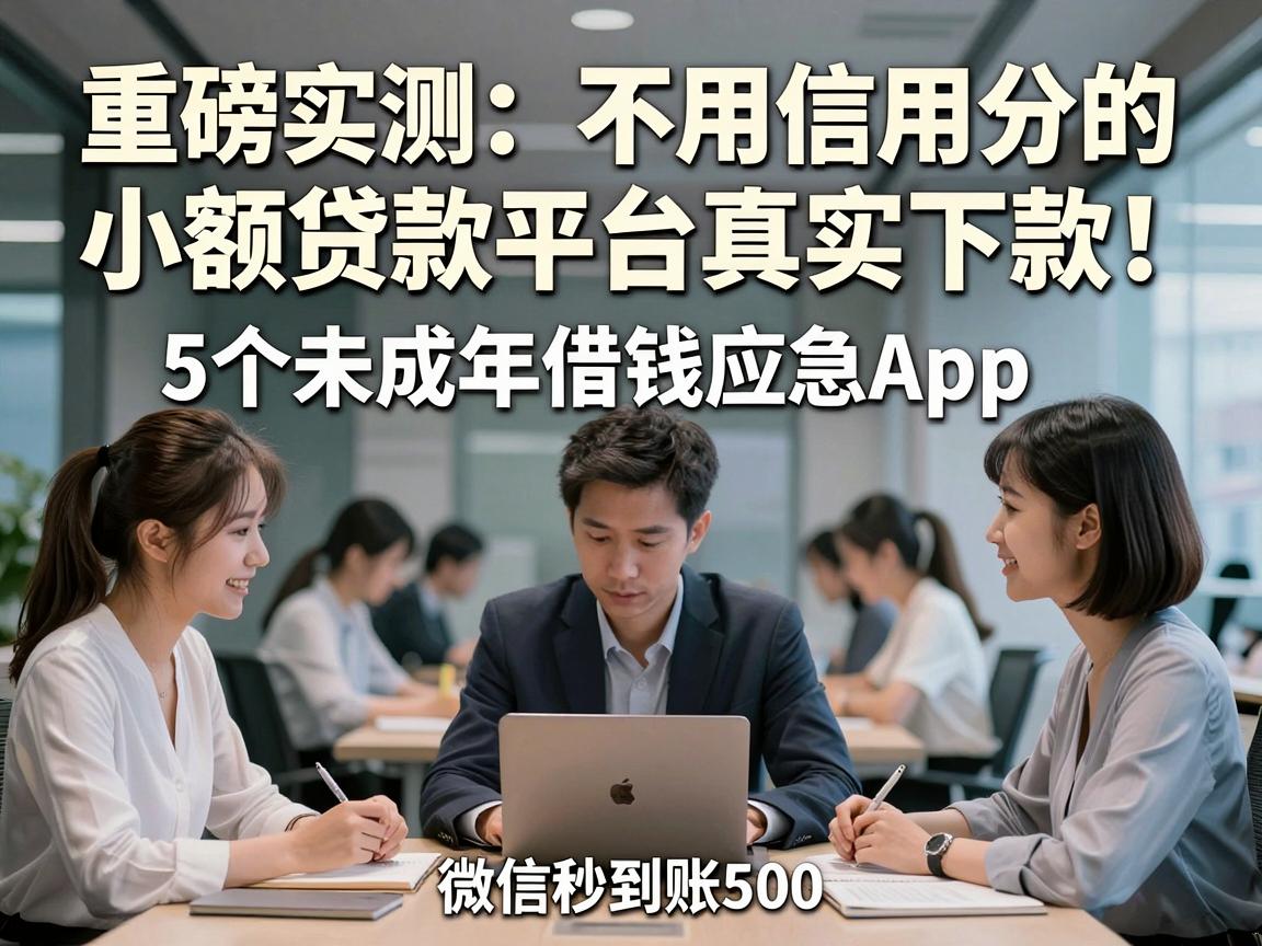 重磅实测：不用信用分的小额贷款平台真实下款！5个未成年借钱应急App，微信秒到账500！