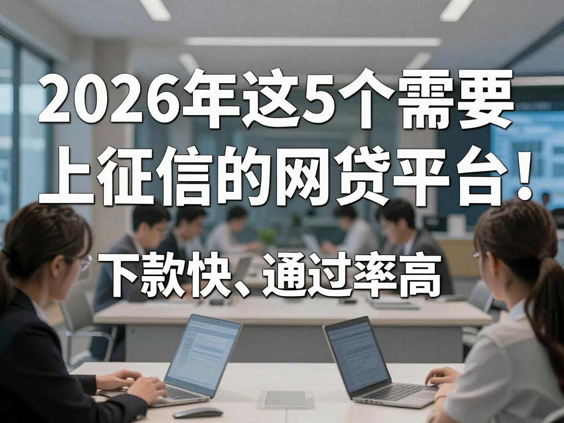 2026年这5个需要上征信的网贷平台，下款快、通过率高！