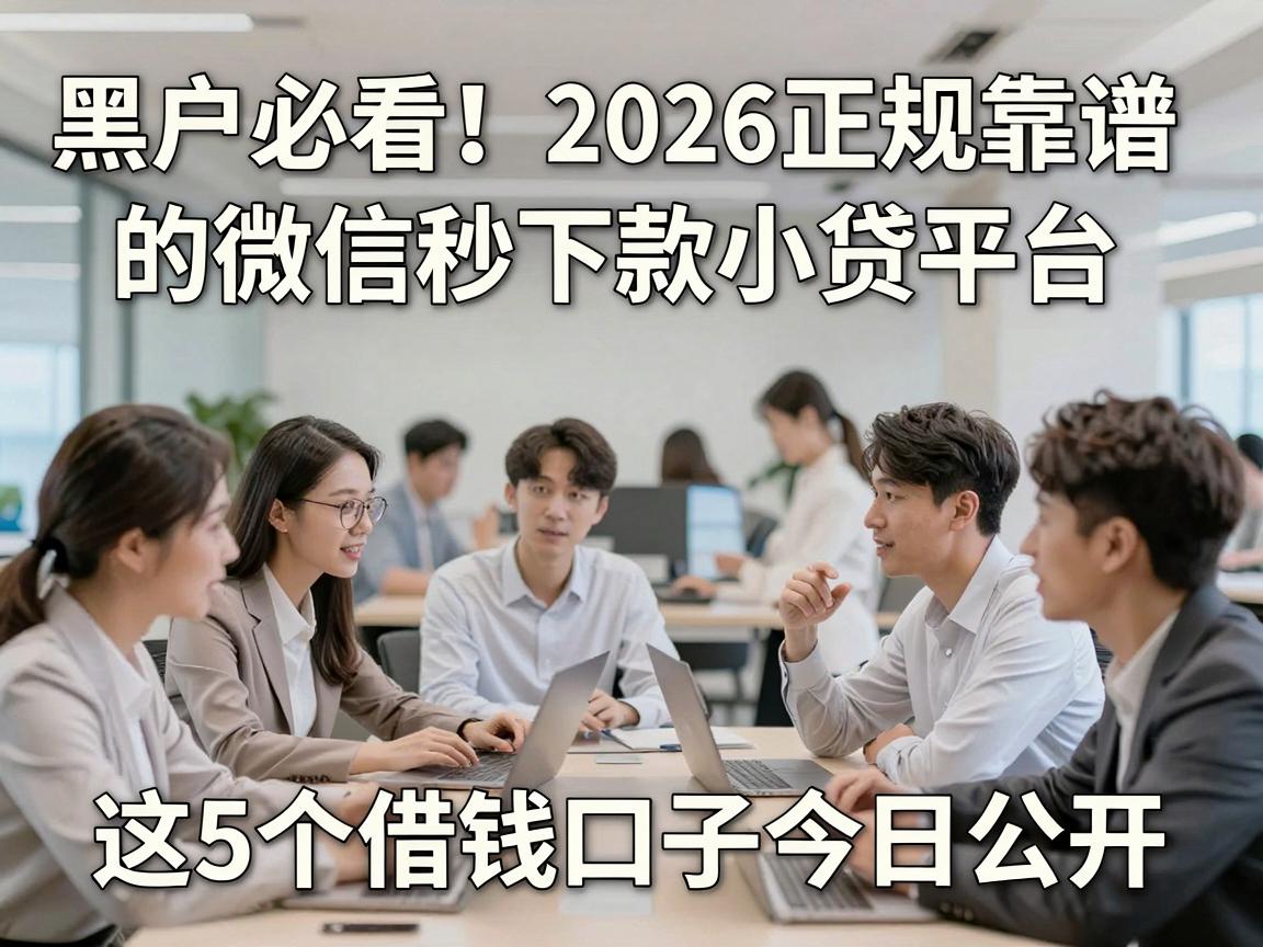 黑户必看！2026正规靠谱的微信秒下款小贷平台，这5个借钱口子今日公开