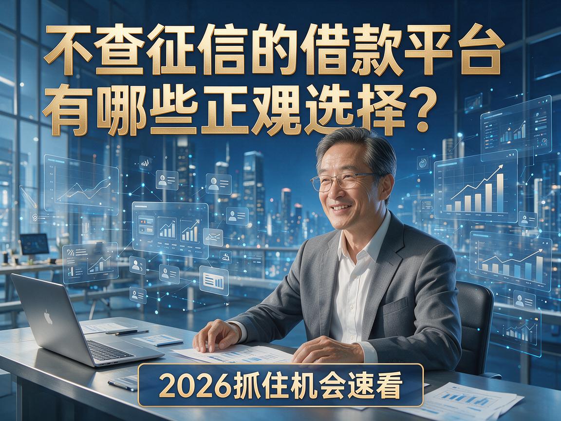 不查征信的借款平台有哪些正规选择？2026抓住机会速看！