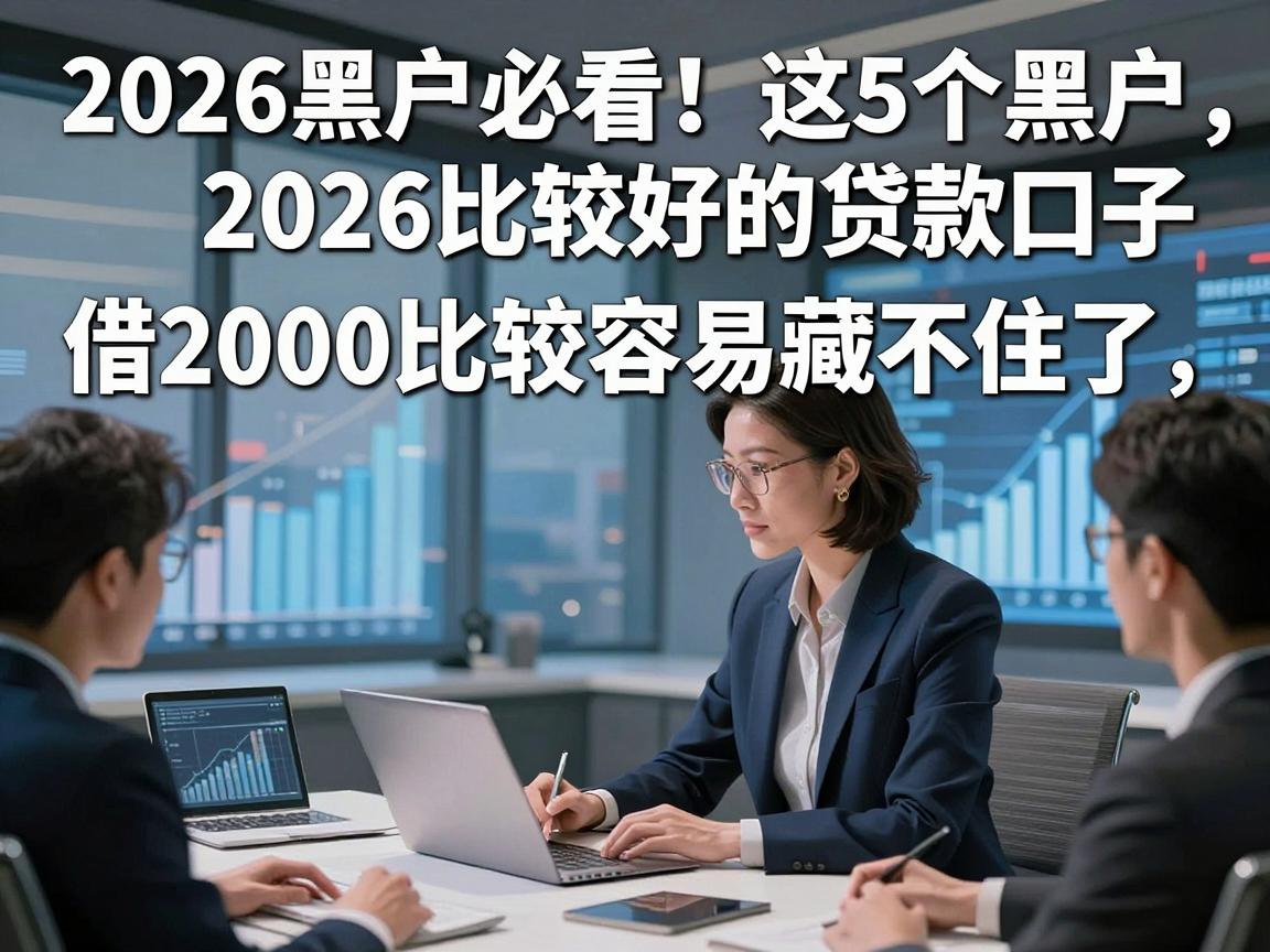 2026黑户必看！这5个黑户2026比较好的贷款口子，借2000比较容易藏不住了